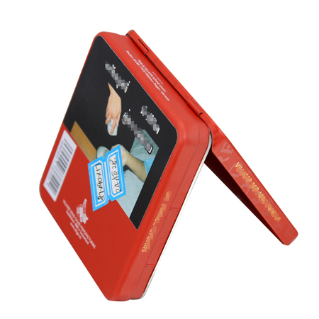 Wholesale Customized Printed Metal Hinged Tin Box